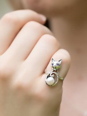 Happy Cat Ring