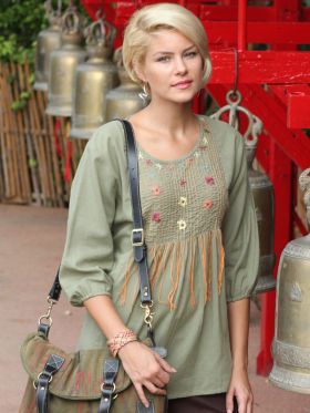 Knotted Orchard Blouse